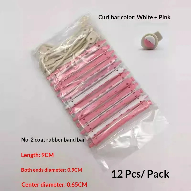 Salon Rubber Band Hair Rollers Set, DIY Styling Tools