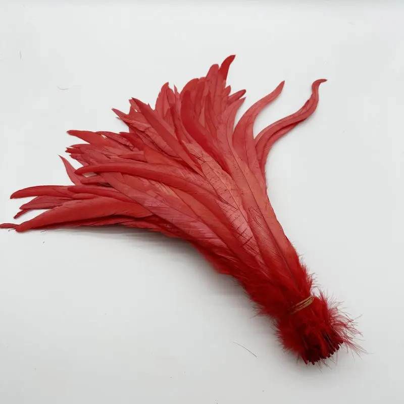 Wholesales 500PCS Rooster Tail Feathers 25-30CM 30-35CM 35-40CM 40-45CM For Colored Carnival Costume&Mask Party