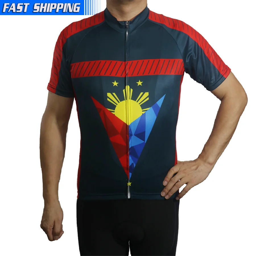 

Cycling Jersey Pilipinas Bike Shirt Filipino Bicycle Clothes Philippines Cyclist Wear Motocross Outdoor Top Quick Dry Team Race