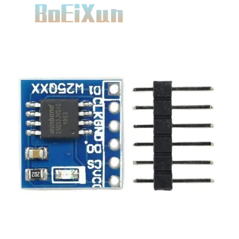 1-10pcs W25Q32 32Mbit / W25Q64 64Mbit / W25Q128 128Mbit 8MByte FLASH NorFlash Storage Module SPI Interface BV FV Modul For STM32