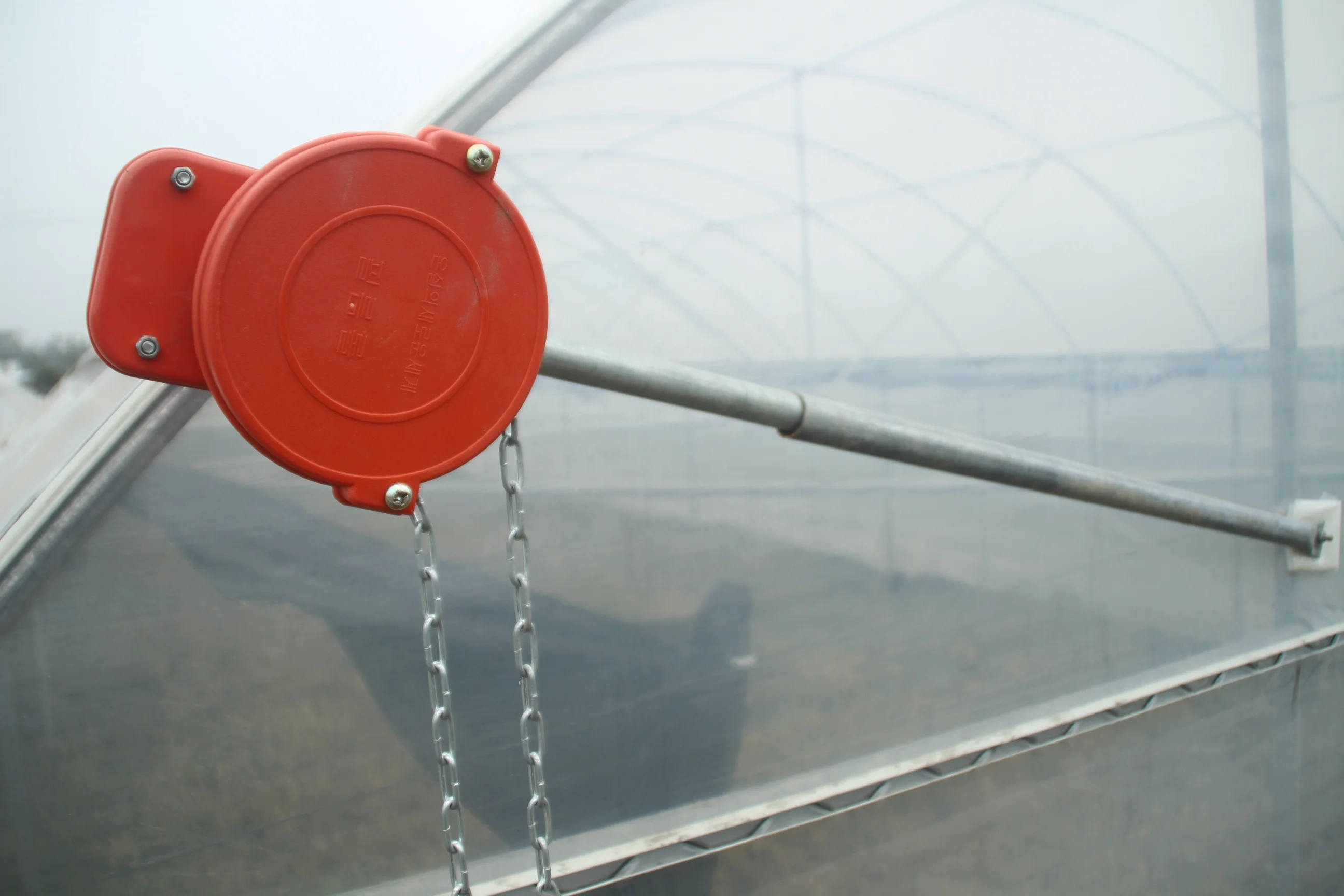 2025Greenhouse Manual Roll up Film Roller  of Ventilation