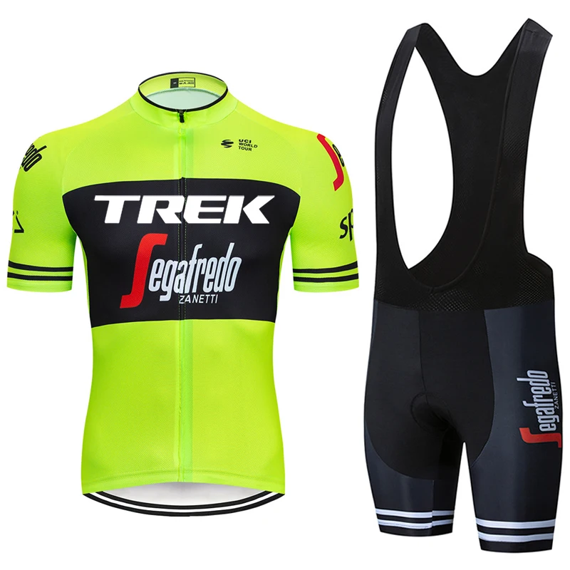 Men's Bicycles Cycling 2024 TREK Jersey Man Pro Team Costume Bike Clothes Mtb Clothing Laser Cut Suit Summer Shorts Sports Set