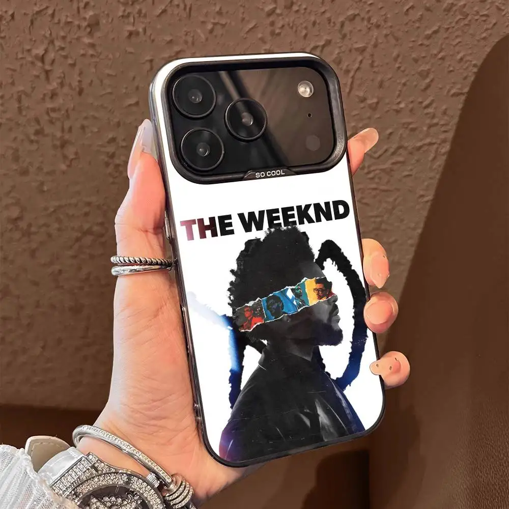 Casing HP T-The Weeknd Hurry Up Tomorrow XO untuk iPhone 17,16,15,14,13,12,11,Pro,Max,Plus,E,Air,Mini Hitam Bahan TPU