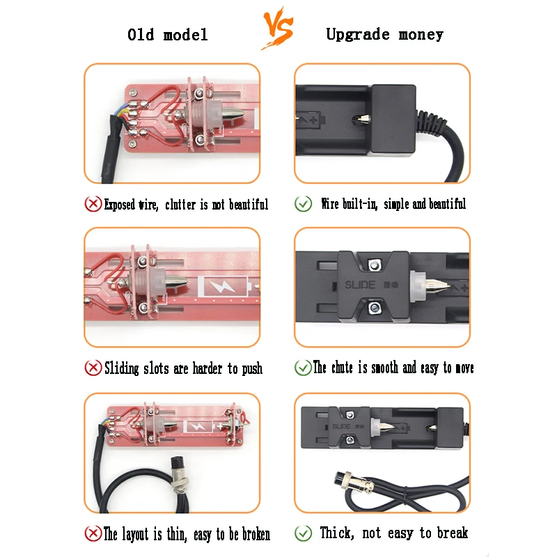 18650 26650 21700 Lithium battery four-wire internal resistance meter test support Battery fixture Fixture