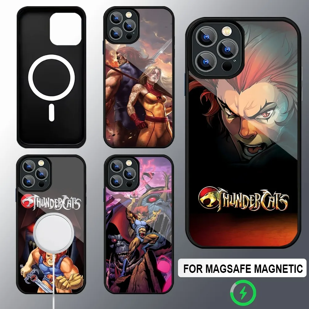 Game T-ThunderCats Phone Case Magsafe Wireless Charging Cases For IPhone 16 15 13 12 11 14 Pro Max Mini 8 Plus XS X XR