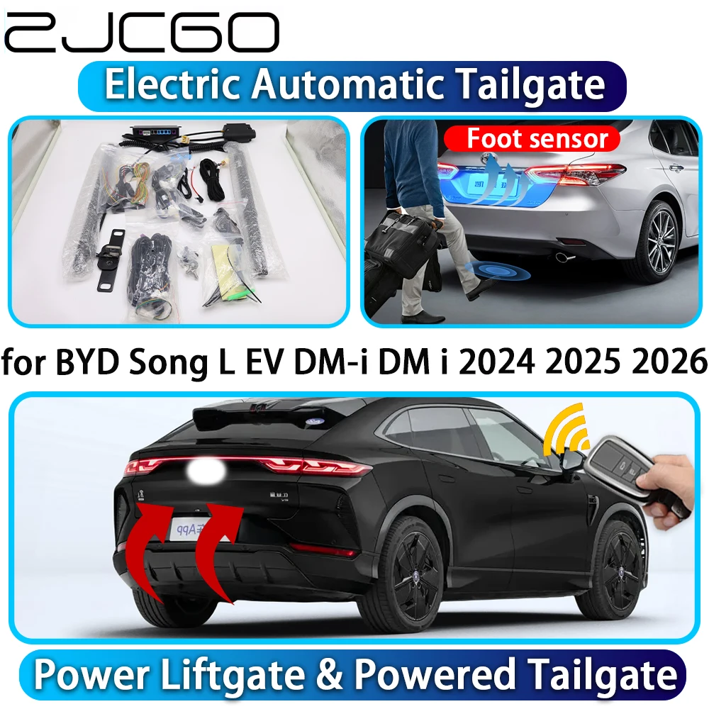 

ZJCGO for BYD Song L EV DM-i DM i 2024 2025 2026 OEM Automatic Power Liftgate Powered Tailgate Intelligent System Trunk Lift Kit
