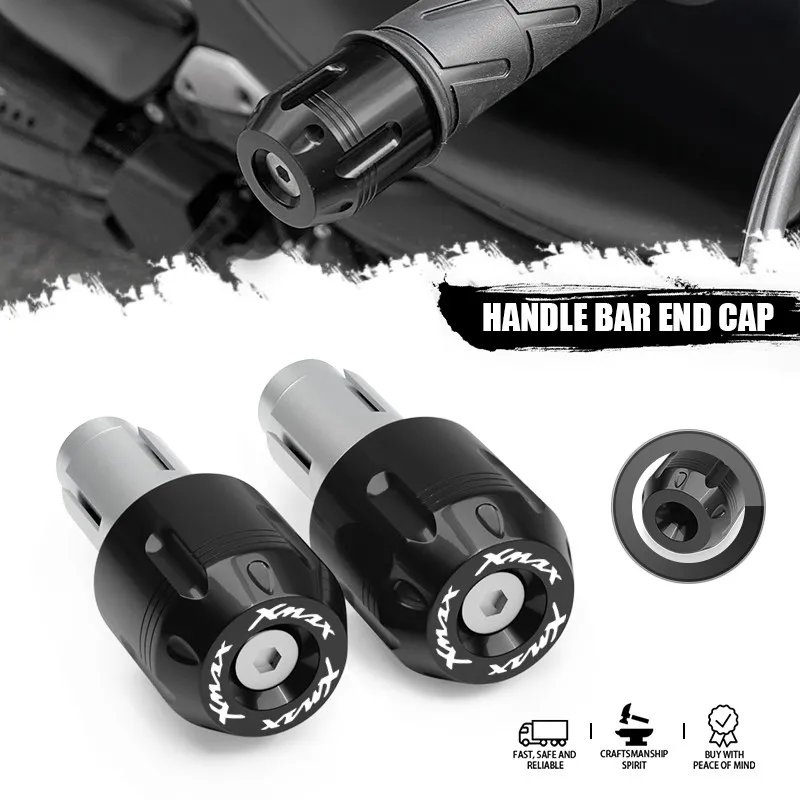 

NEW xmax handle grip For XMAX400 XMAX250 XMAX300 Motorcycle 7/8" 22MM X-MAX Handlebar Grips Aggravated Anti Slider Cover