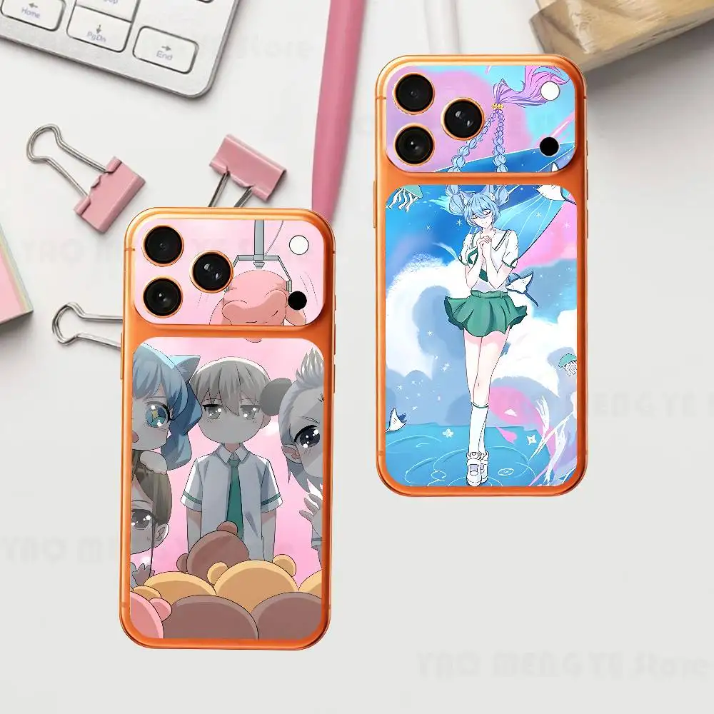 

Wolf Girl Cang Lan For IPhone 17 Pro ProMax Full Back Cover Decal Wrap Skin Rear Protective Sticker Film