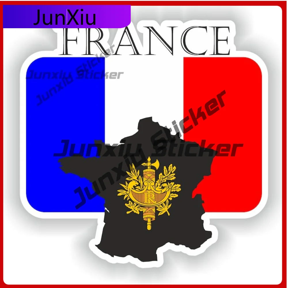 

France Sticker MF High Quality Vinyl Decal For Bumper Laptop Scratch Cover Decoration Auto Accessories Exterior Vinyl Decal