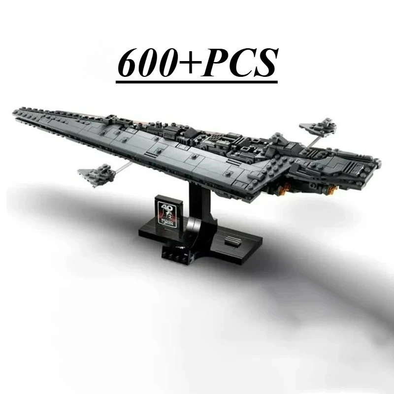 Brinquedos quentes executor super nave espacial estrela blocos de construção tijolos modelo destruidor compatível 75356 montagem crianças presente