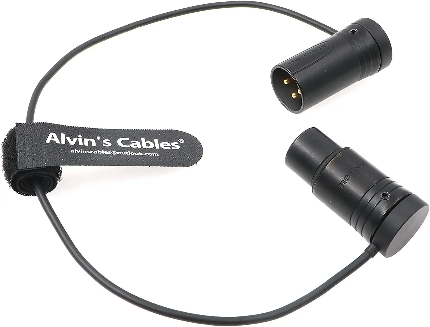 Alvin's Cables Low-Profile 3 Pin XLR Male to Female Cable Original Connector Balanced Microphone Audio Cord Sommer SOD-14