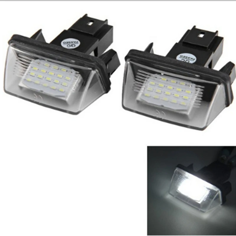 

Xinfok LED License Number Plate Lights Lamp For Peugeot 206 207 307 308 406 Citroen C3/C4/C5/C6