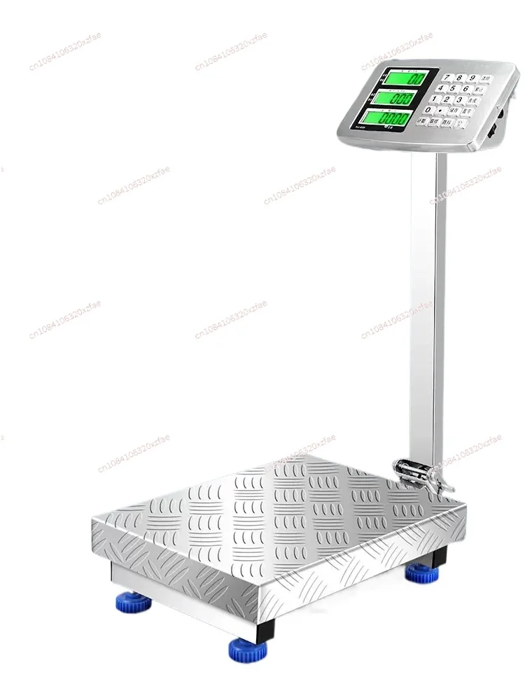 100kg  Scale Folding Scale Stainless Steel Material Waterproof Commercial Bench  Stainless Steel 150kg Electronic Scale