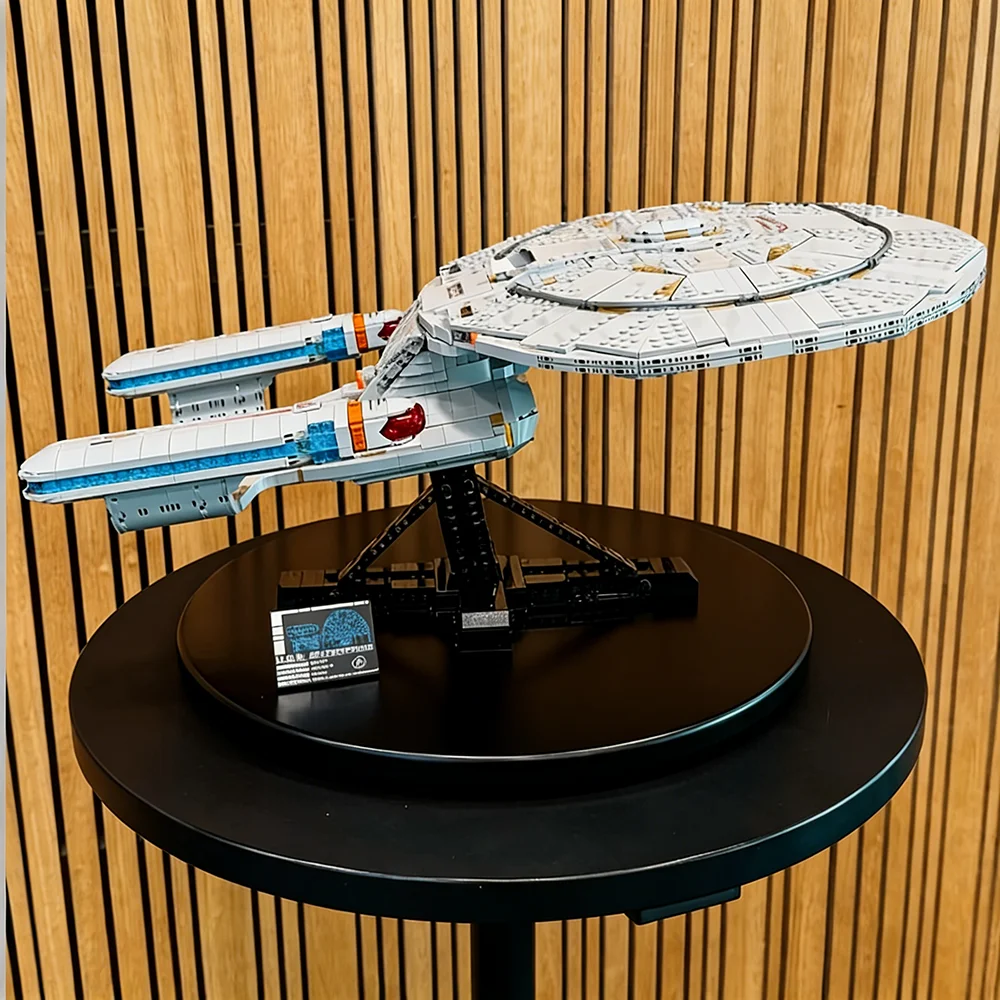 3600 Piezas de Bloques de Construcción del Nave Espacial Enterprise de Star Trek, Excelente Nave Espacial para Regalo de Cumpleaños para Niños 10356