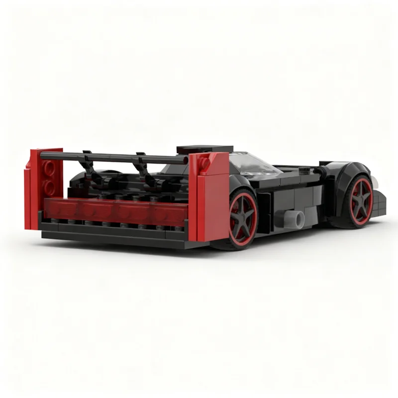 168pcs MOC City Champions Denmark Motor Performance Tsunami Model Building Blocks Architecture DIY Art Assemble Education 3D