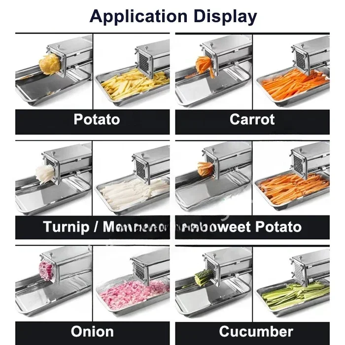 

Маленькая автоматическая машина для нарезки картофеля, машина для нарезки овощей, цена в розницу