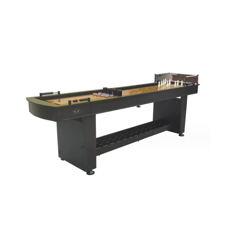 

2025 New Arrivals 9ft Foot Bowling Table and Marquetry Indoor Fitness Equipment Mini Shuffleboard Table