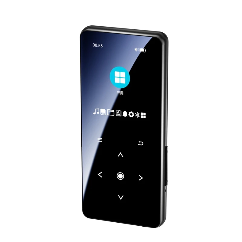 נגן AAAEL-MP3 Bluetooth 5.0 נגן MP4 Hifi נגן מוזיקה ללא אובדן נייד עם E-Book/Recorder/Mp3 2024 חדש