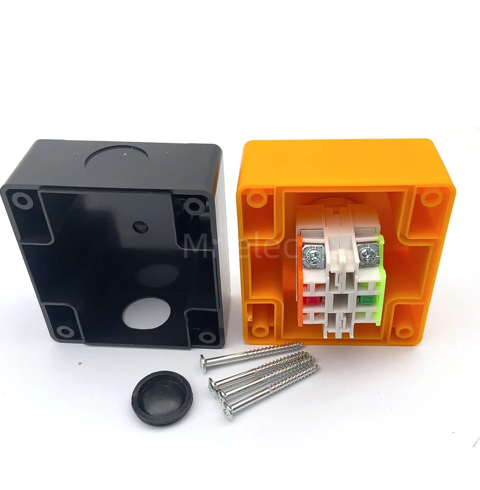 1 pz lay37 pulsante di arresto di emergenza scatola interruttori attrezzatura ascensore ascensore avviso arresto di emergenza anello impermeabile e antipolvere