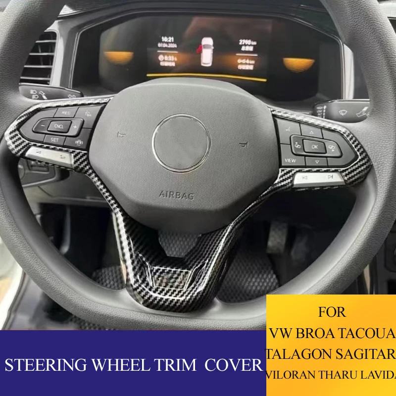 Car Steering Wheel Panel Cover Trim For Volkswagen VW Broa Tacoua Talagon Sagitar Viloran Tharu Lavida car Accessories