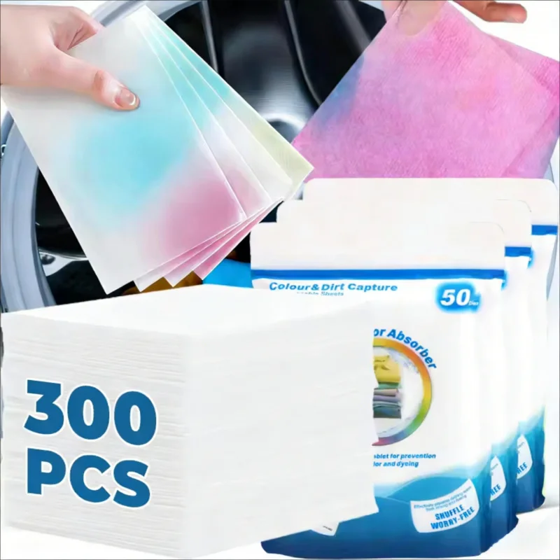 Anti-Staining Clothes, Laundry Paper, Color-Absorbing Sheets, Washing Machine Anti-Cross-Color
