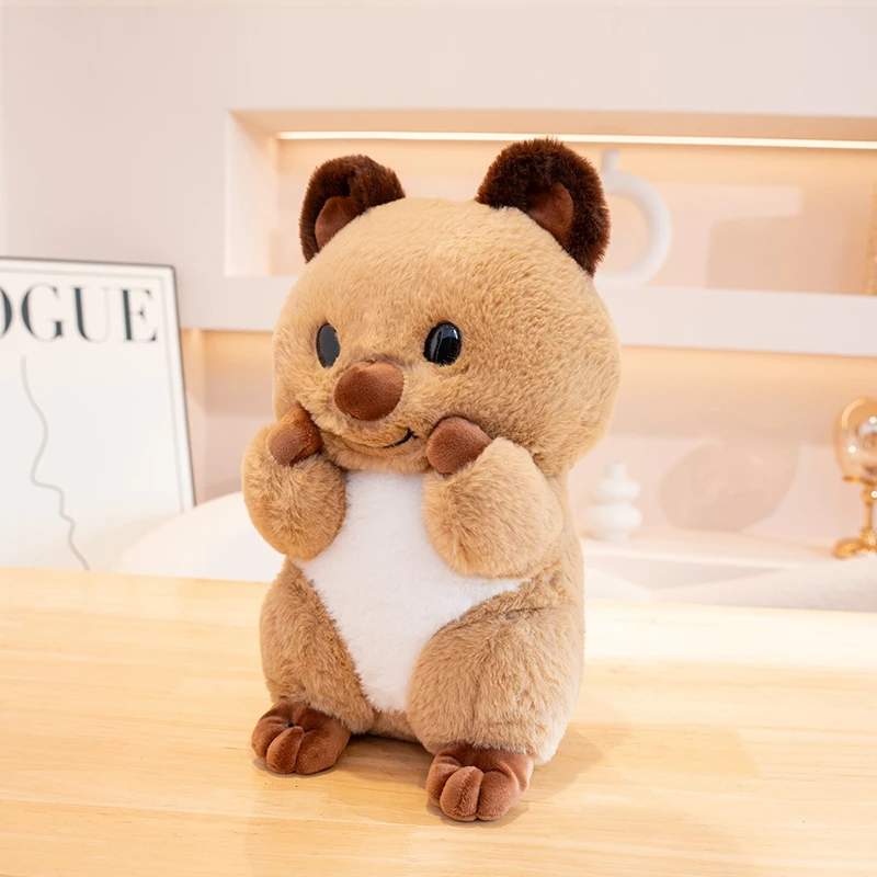 40-50cm 사랑스러운 캥거루 봉제 인형 Kawaii 웃는 캥거루 플러시 장난감 만화 캥거루 동물 베개 쿠션 홈 인테리어