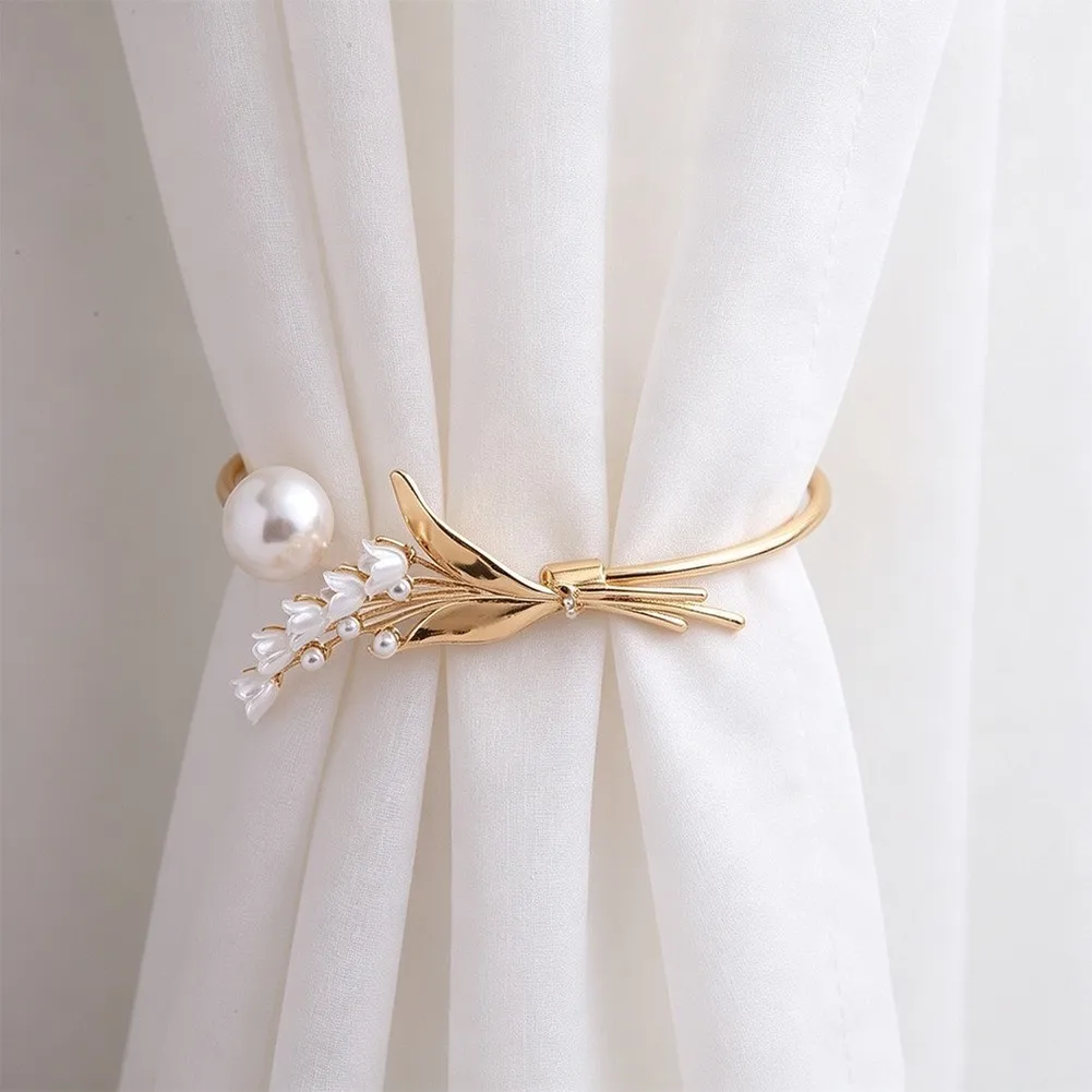 For Sheer Curtains Decorative Window Accessory Metal Curtain Tieback For Home Renovation Fashionable Curtain Tiebacks