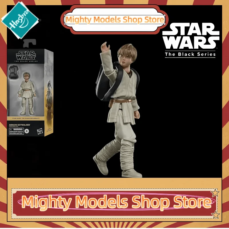 Nuevo Original de Hasbro STAR WARS The Black Series Anakin Skywalker (The Phantom Menace) Figura de acción a escala de 6 pulgadas, modelo de juguete