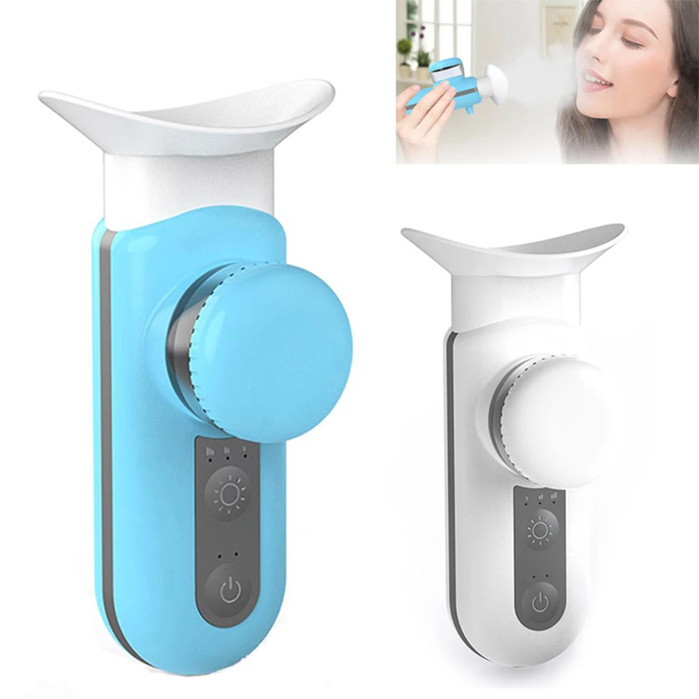 Electric Eye Steamer Sprayer Device Moisturizing Atomizer Water Hot Compress Eyes Soothing Massage Wash Facial Steam Eye Washing