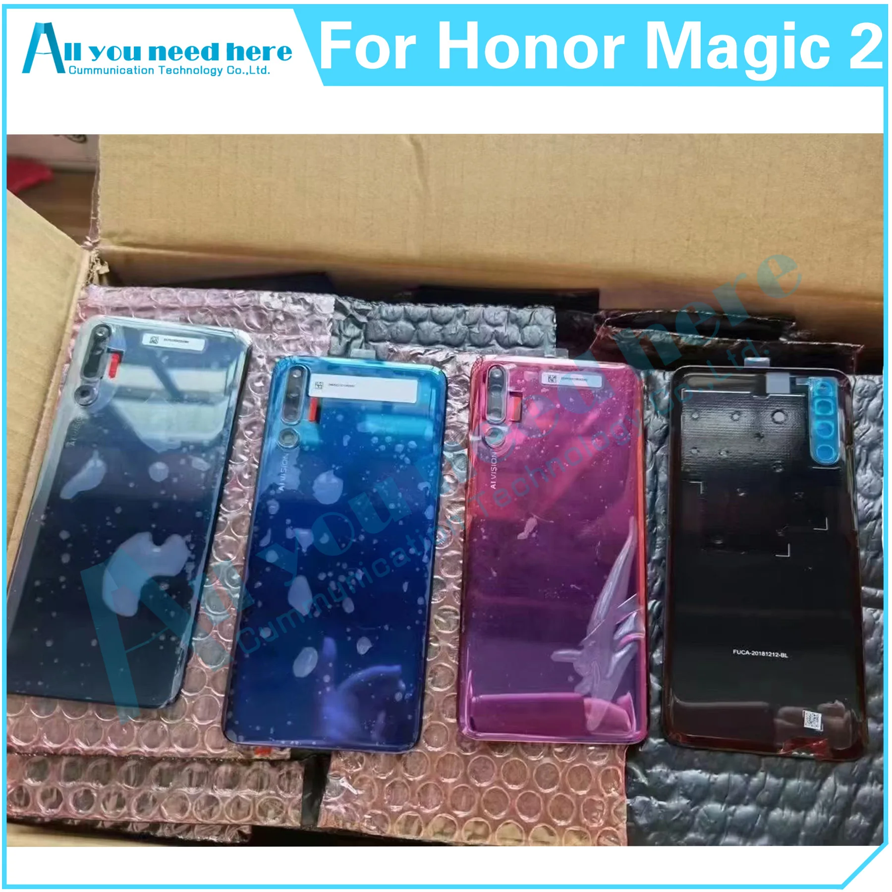 

For Honor Magic 2 TNY-AL00 Back Cover Door Housing Case For Magic2 Rear Battery Cover Repair Parts Replacement