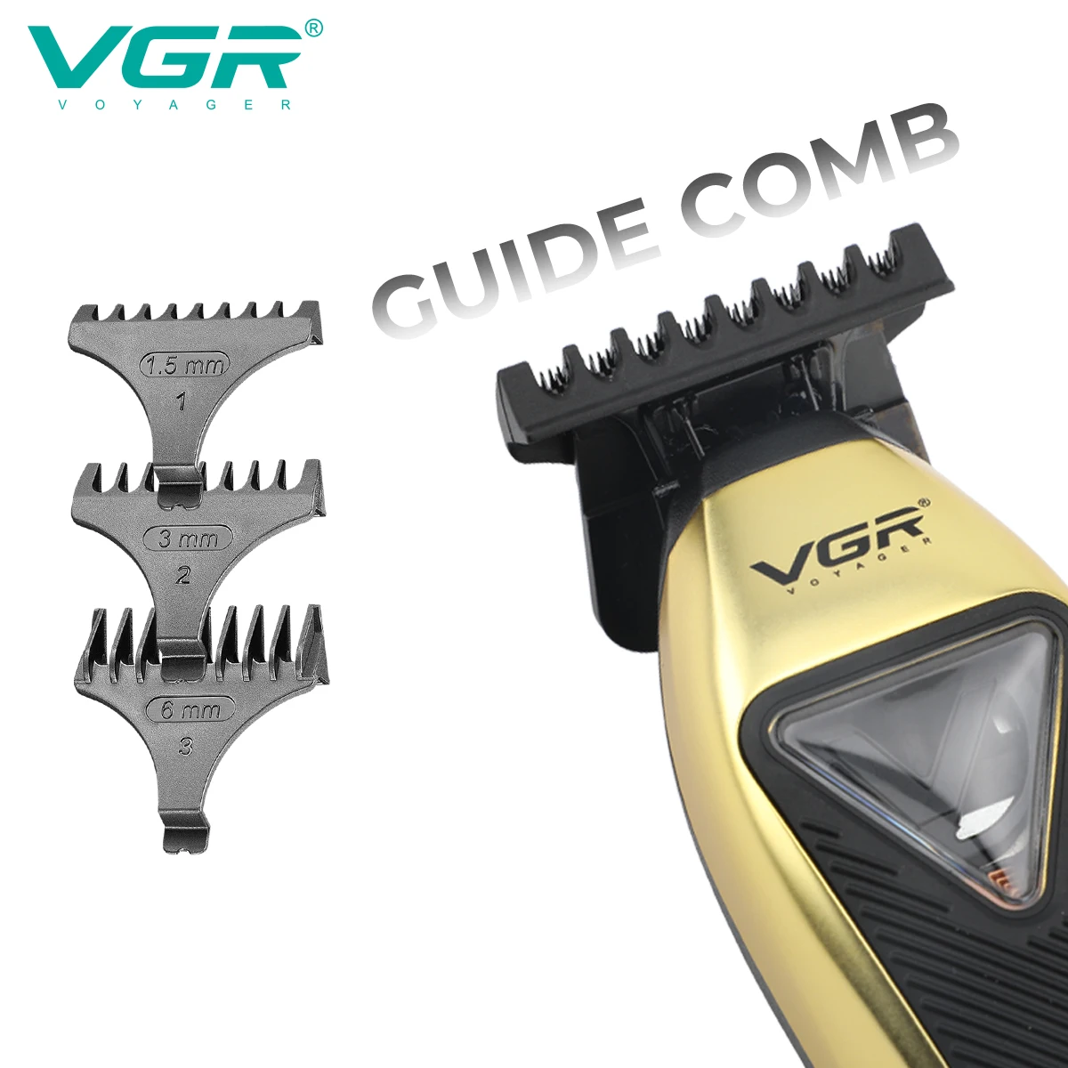 VGR Hair Trimmer Professional Barber Clippers 10000 RPM Hair Cutting Machine Vector Motor Trimmers Haircut Trimmer for Men V-994 image 2