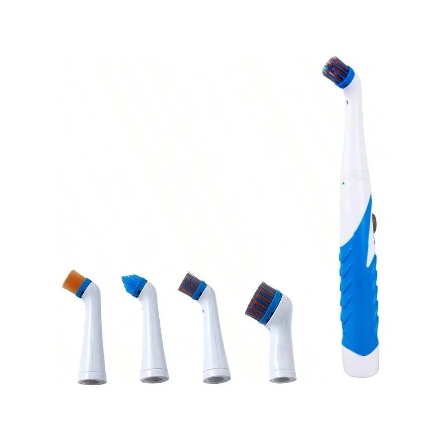 

Electric Cleaning Brush With 4 In 1 Multiple Brush HeadsIndoor Household Cordless Motorized Brush For Bathroom Toilet Kitchen T
