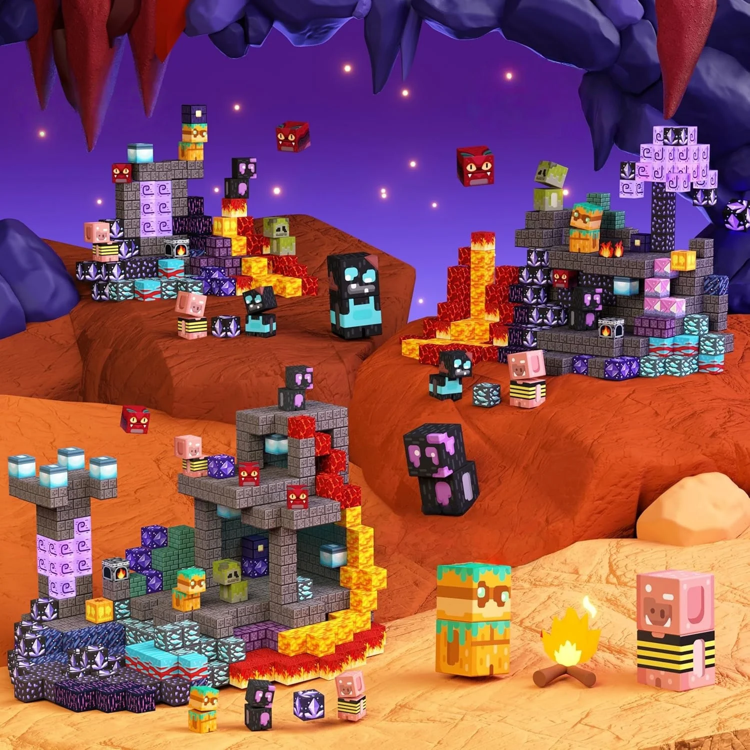 Blocs de construction magnétiques, nouveau jeu de 100 pièces - Jouet de construction DIY pour garçons et filles, cadeau éducatif créatif pour les vacances