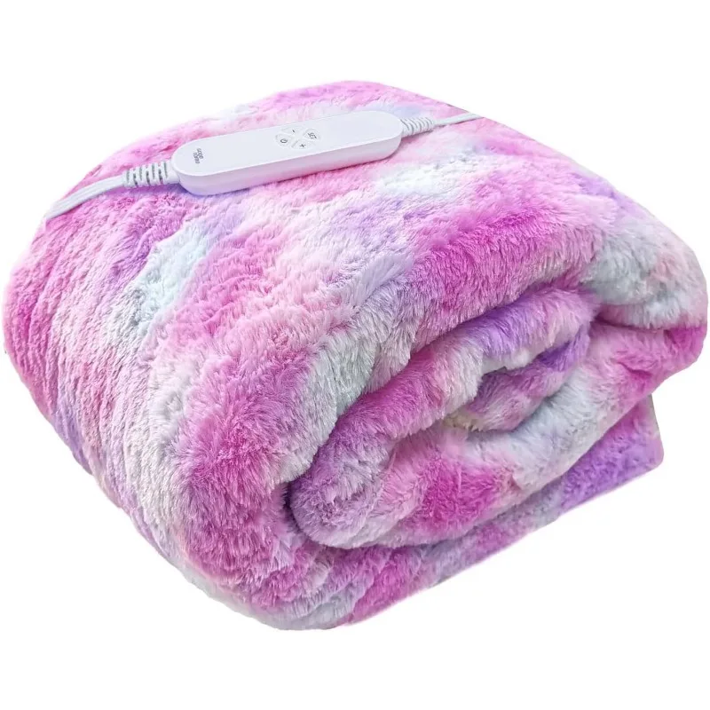 

Electric Heated Blanket 50" x 60" Throw Wrap with 12 Heating Levels for Home Office Use