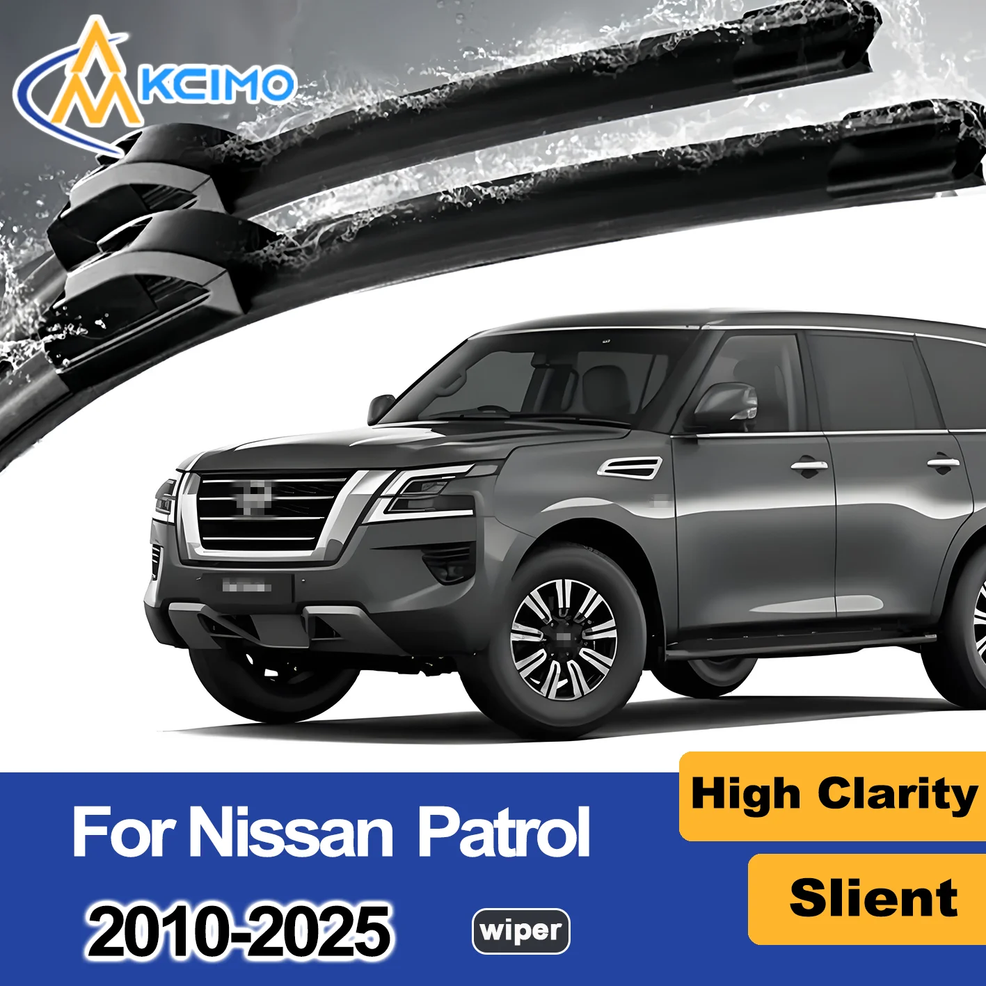 

2PCS New Front Windshield Wiper Blade for Nissan Patrol Y62 2010-2025 Nissan Armada (2016-2024) Front Windshield Accessories