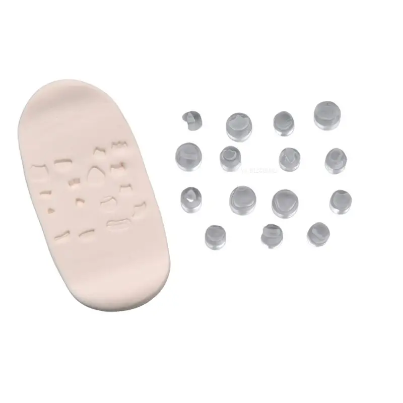Ultralight Clay Q Version Doll Mouth Embossing Mold DIY Polymer Clay Animation Cartoon Character Mouth Expression Printing Tools