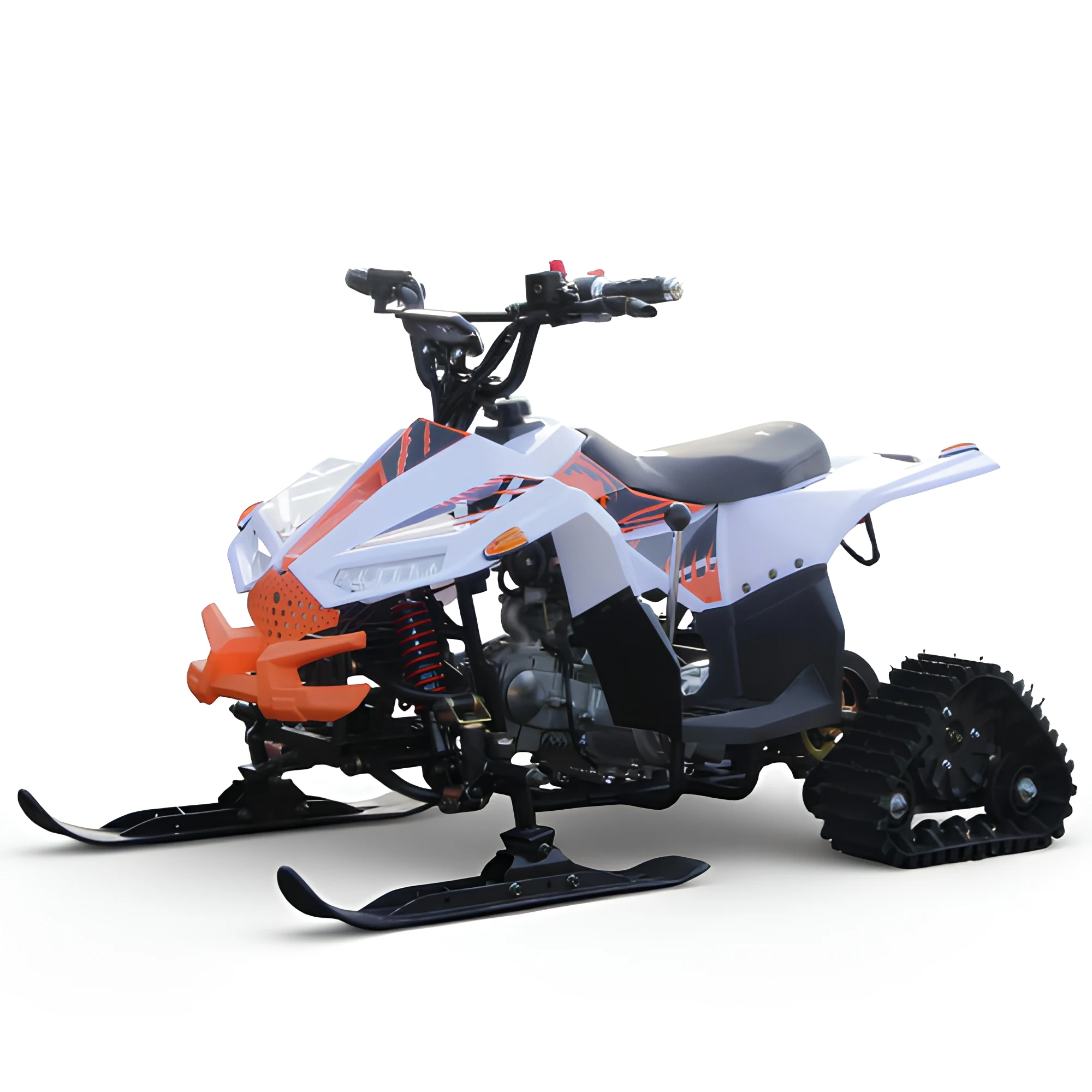 125cc 4-Stroke Snowmobile Adults Mini Tracked Snow Mobile Sled Winter Outdoor Sports Motorized Snow Scooter Off-Road