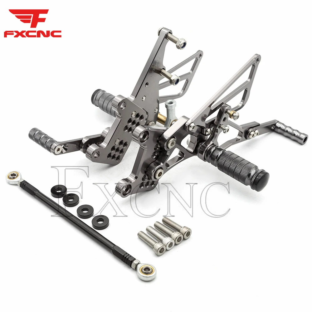 

For TRIUMPH Speed Triple T595/T509/955i 1050 2002-2010 Motorcycle Rearset Footrest Footpeg Adjustable Aluminum Rear Set Footrest