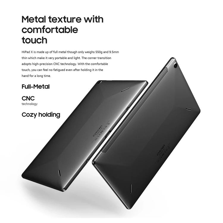 Fabrik Original HiPad X 4G LTE Tablet PC Android 10 6 GB + 128 GB Dual SIM Octa Core Schwarz Fall 7000 mAh Batterie Tablets