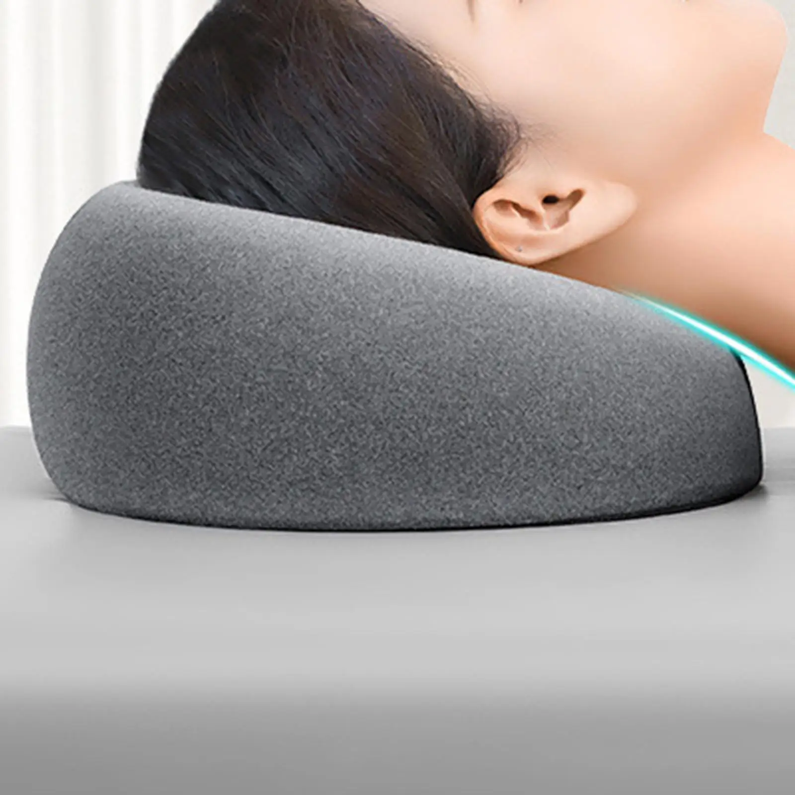 Anti Wrinkle Face Down Pillow Breathable Memory Foam Sleeping Cushion with Zipper for Salon or Home Massage