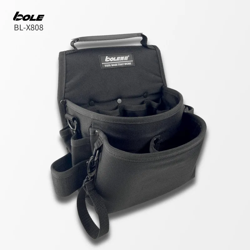 BOLE Ballistic Nylon material High-End Tool Bag Reinforced With High-Quality Single Shoulder Crossbody Waist bag Multifunctional