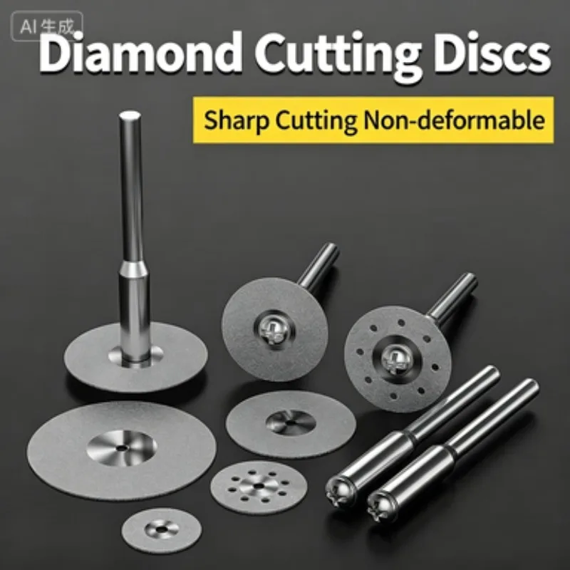Diamond Blade Cut Off Disc Wheel Circular Saw Rotary Tool Disk Mini Drill Wood Stone Plastic Glass Ceramic Sharp Cutoff Cutter