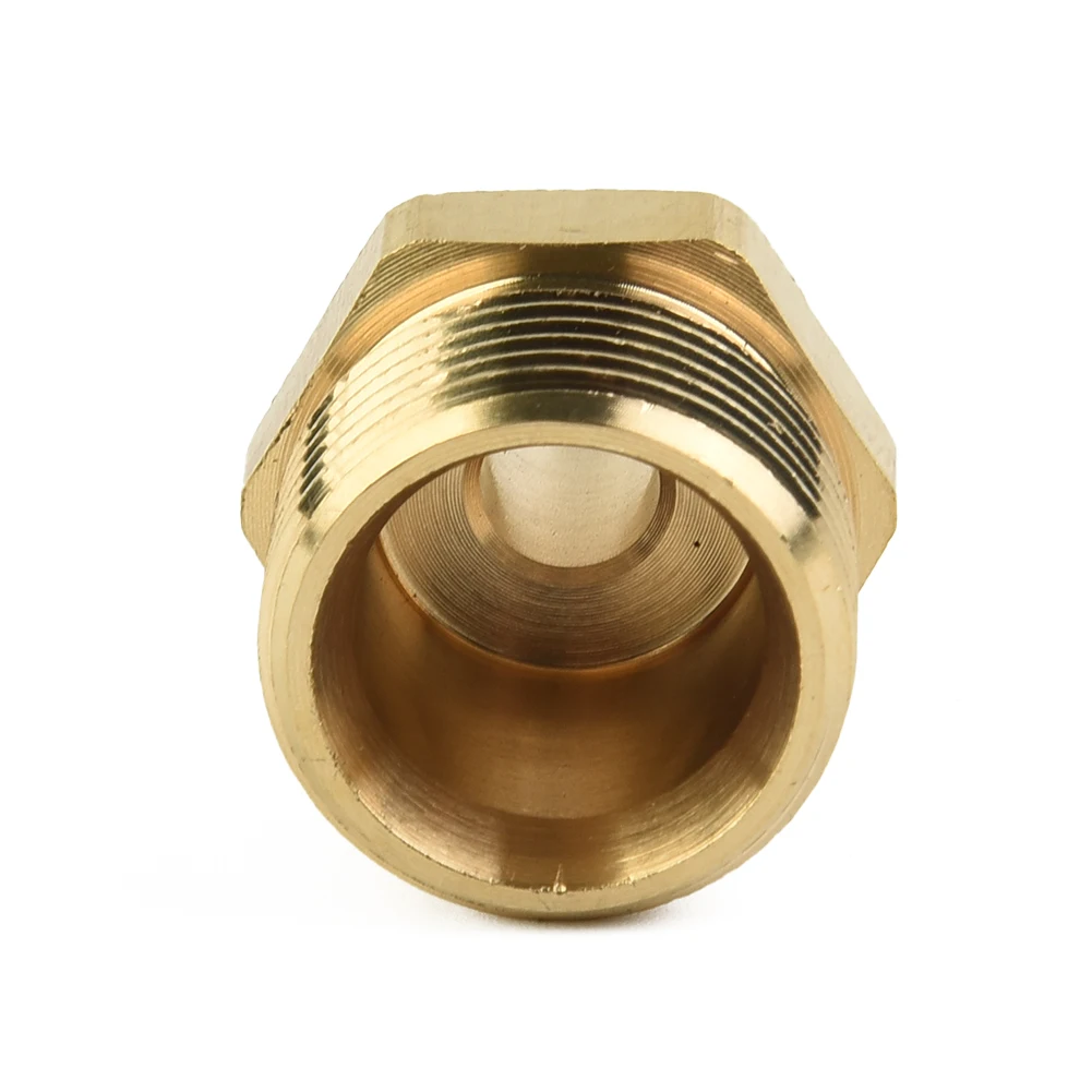 

Brass M22 x 15mm Male to G1/4 Adaptor for Pressure Washer Hose Coupling Internal Pipe Connector for Heavy Duty High Pressure Use