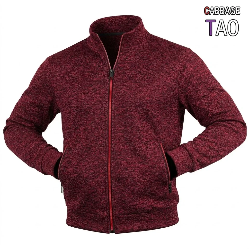 Mens Zip Stand Neck Sports Sweat Tops Jacket Light Relaxed Flight Track Outer Garment Airy Workout Outer Layer Athletic Overcoat