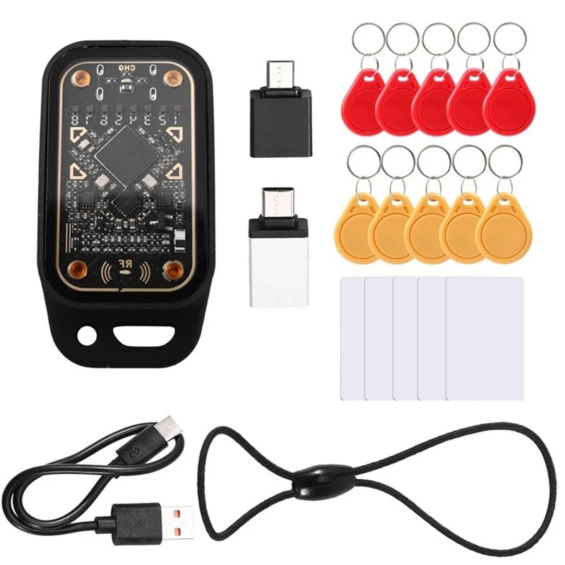 ABJF-Chameleon V3.0 NFC Reader Writer Emulator RFID Smart Chip Copier 125Khz 13.56Mhz ID IC Key Card Clone Functionality Tag
