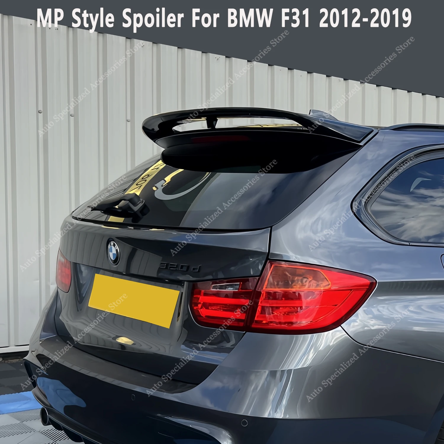 

For BMW F31 MP Style Rear Roof Spoiler 3 Series 320i 320d 328i 330i 330d 340i Touring 2012-2019 Rear Spoiler Caps Bodykits