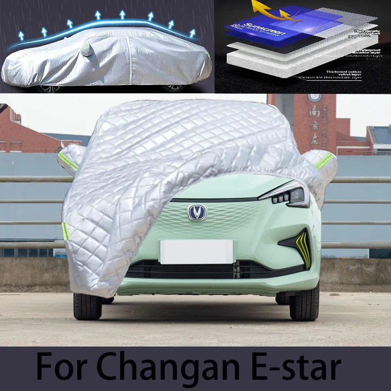 For Changan E-Star Car hail protection cover Auto rain protection scratch protection paint peeling protection car clothing