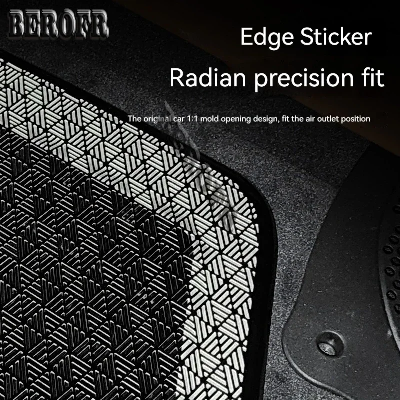 Car Seat air mask Protection Cover Rear Anti Dust Prevent Debris Black titanium 2-piece set For BMW  iX 2022-2023