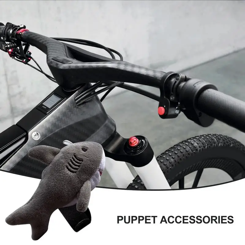 Guidon de moto en peluche douce, ornements de dessin animé mignon, accessoires de décoration de vélo de route, beurre