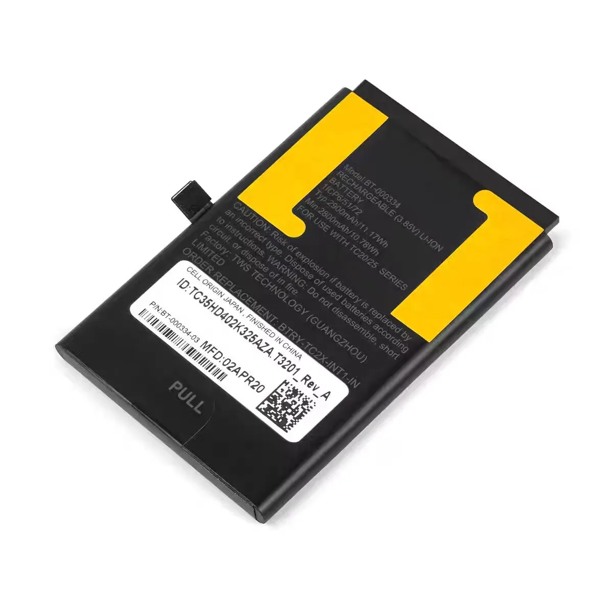 Original Battery for Zebra PDA Terminal TC20/TC21/TC25/TC26 BT-000334-01